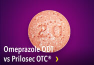 Omeprazole ODT compares to Prilosec OTC